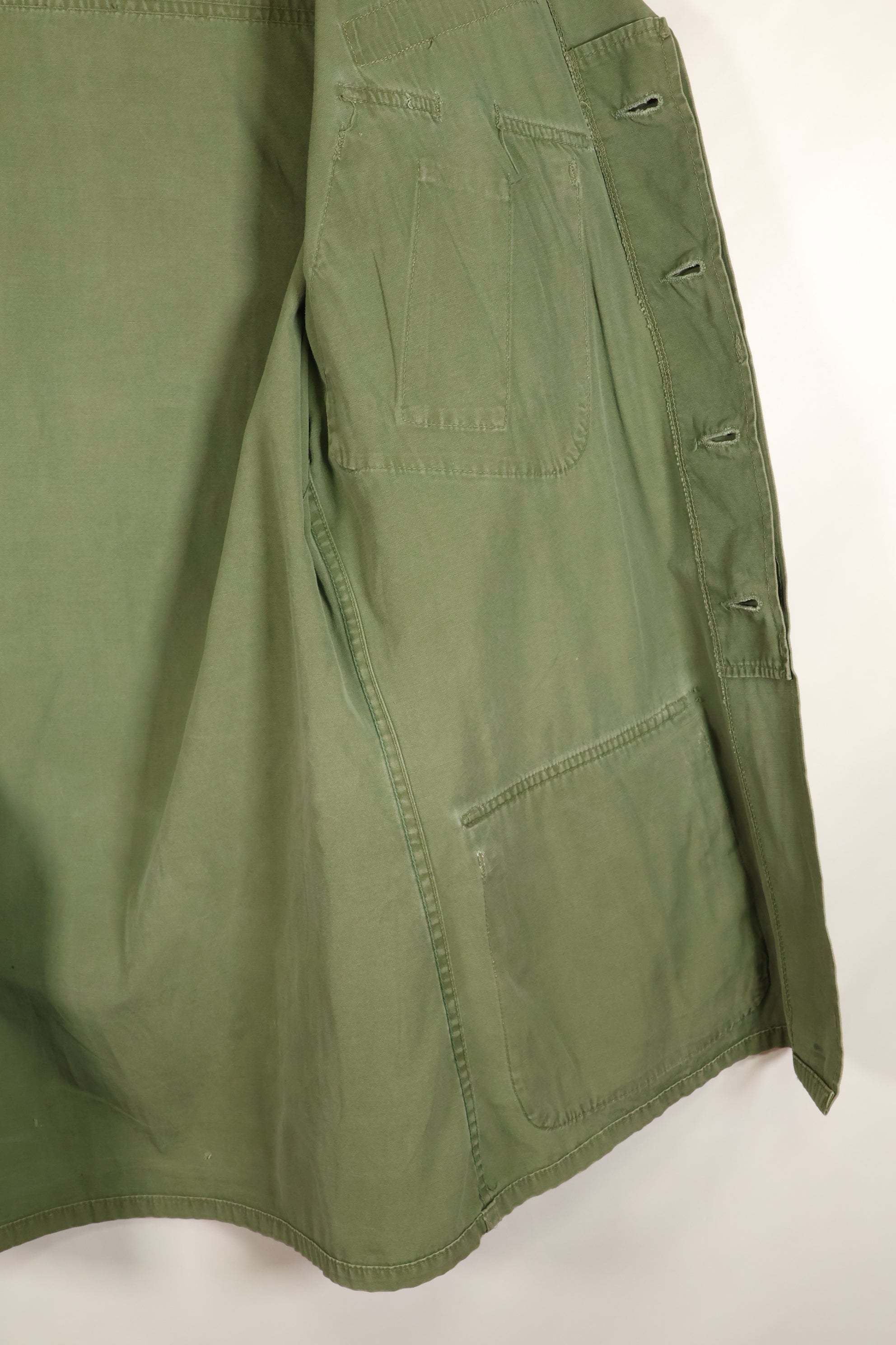 Estimated Contract Year: 1966–67 | S-R | 3rd Model Jungle Fatigue Jacket | Green Beret | Used