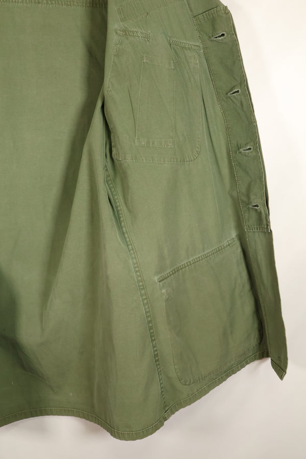 Estimated Contract Year: 1966–67 | S-R | 3rd Model Jungle Fatigue Jacket | Green Beret | Used