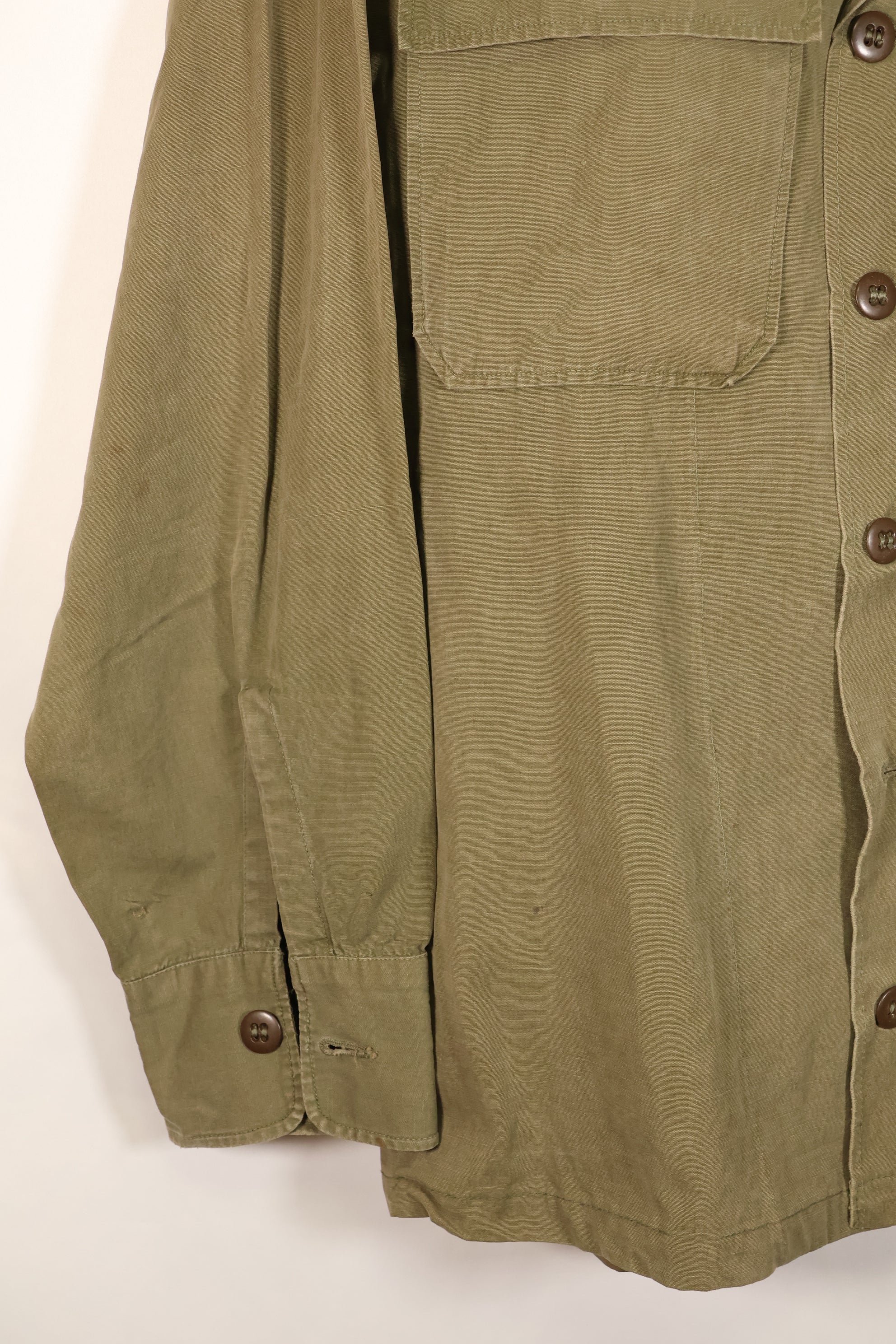 1940s, Size M, Prototype, U.S. Army, Cotton Poplin Jungle Shirt, Used
