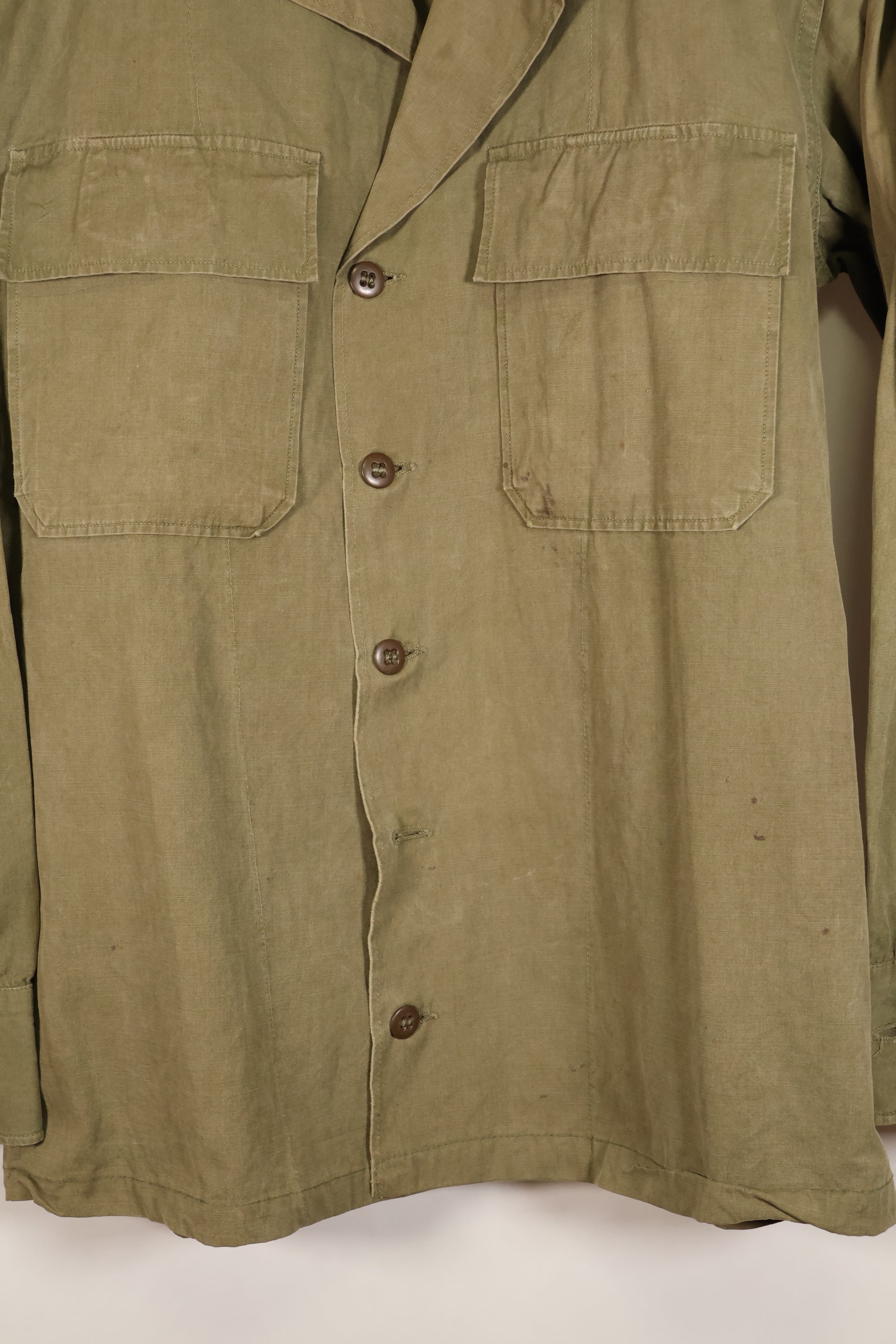 1940s, Size M, Prototype, U.S. Army, Cotton Poplin Jungle Shirt, Used