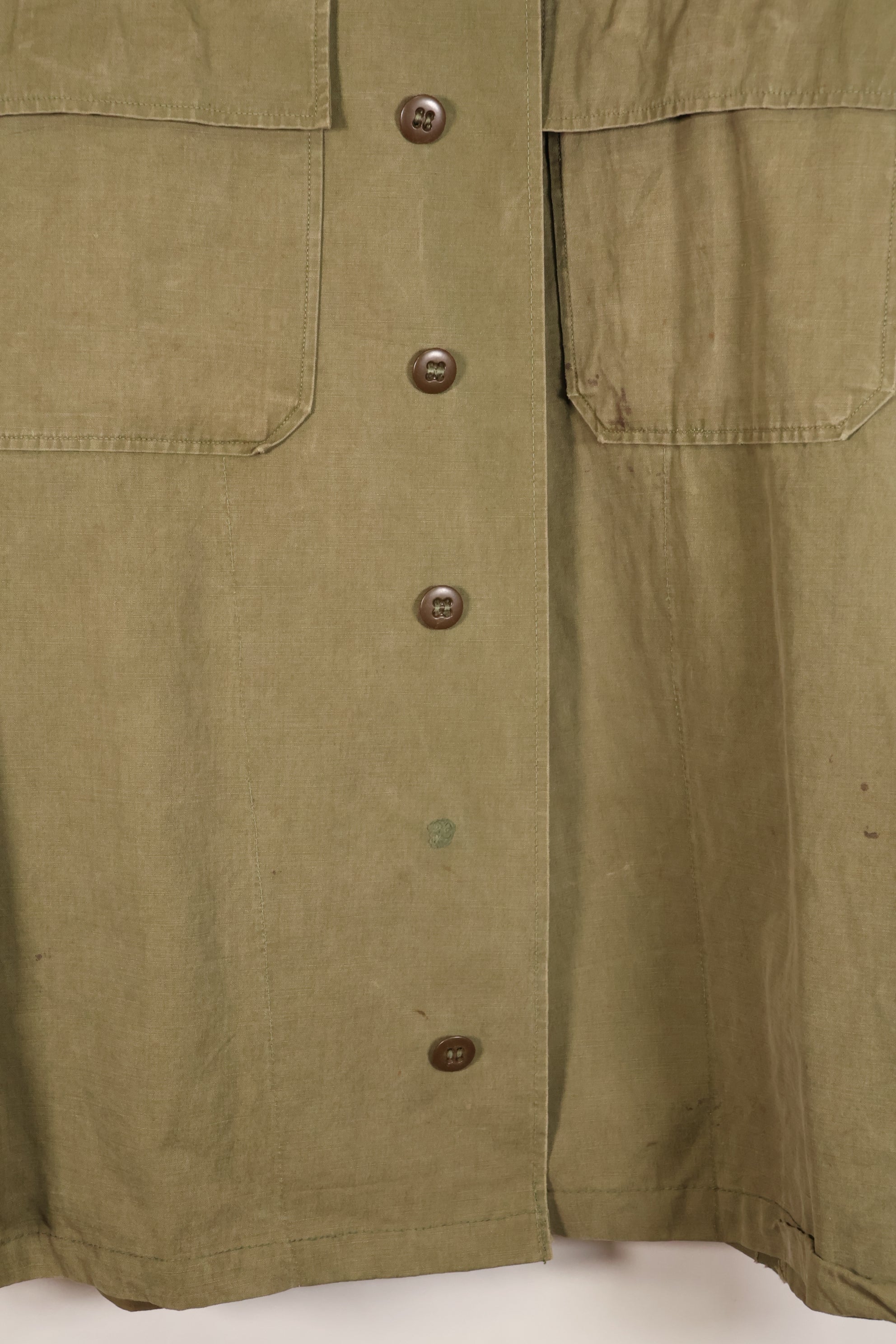 1940s, Size M, Prototype, U.S. Army, Cotton Poplin Jungle Shirt, Used