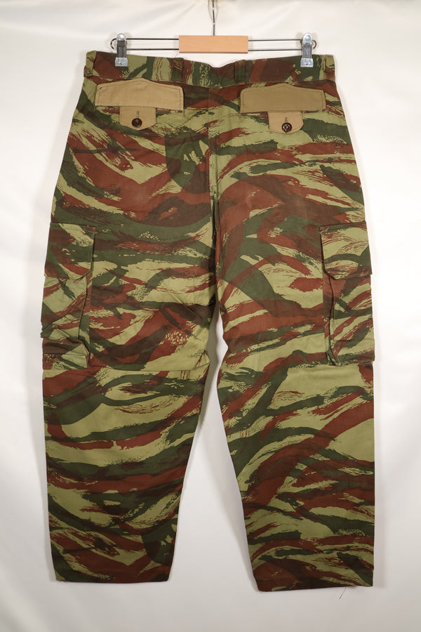 1960s French Army Lizard Camouflage Pants TAP 47/56 Pattern Used E