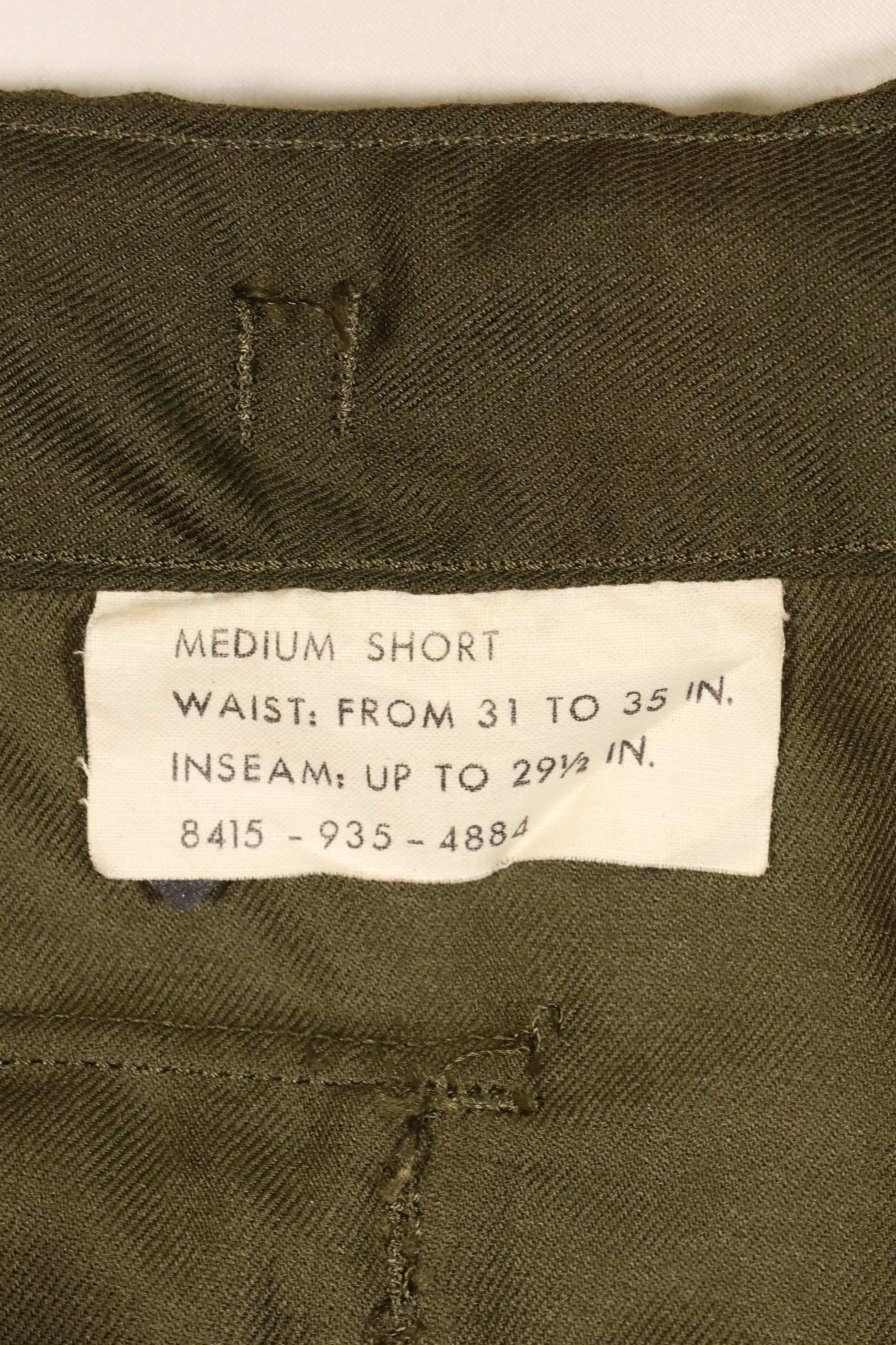 1971 Contract, Deadstock, M-S, U.S. Military, NOMEX Material, Flame-Retardant Flight Pants, Pilot, Paper Tag Missing