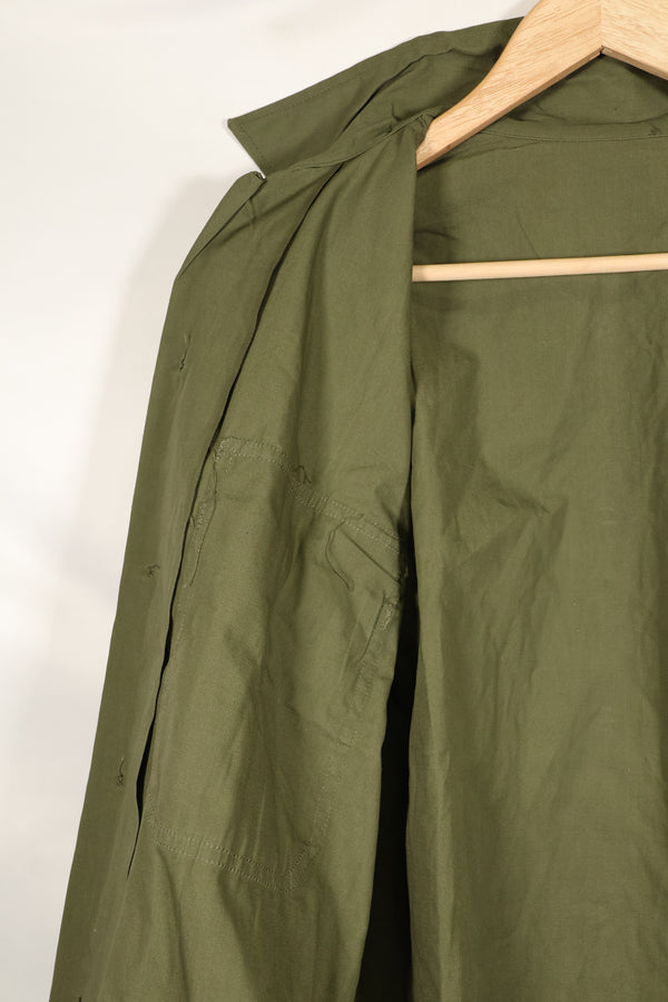 1960's Estimated Medium U.S. Navy Utility Shirt, Poplin, light fabric, almost unused.