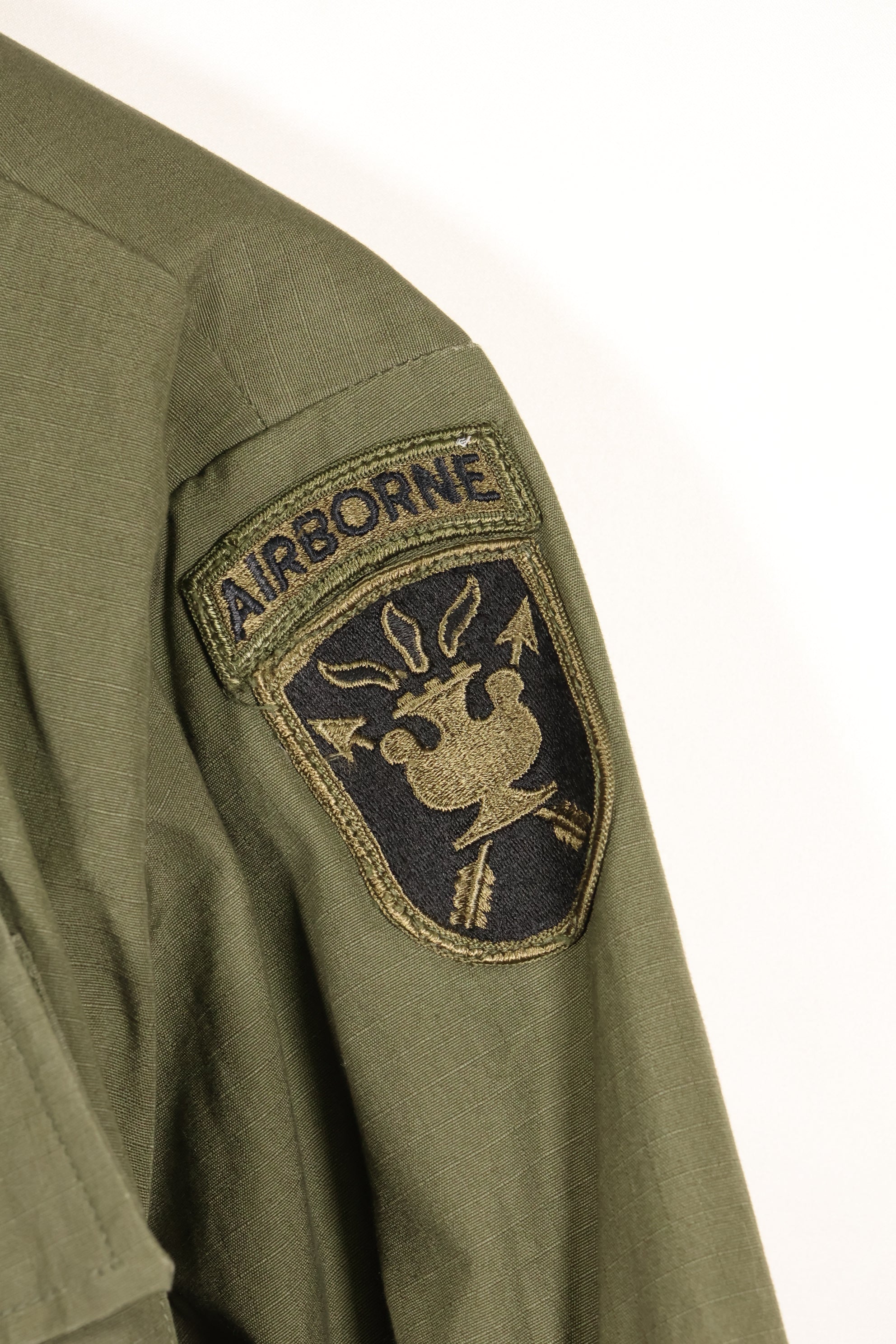 1968 S-R 4th Model Jungle Fatigue Jacket, JFK Center, almost unused.