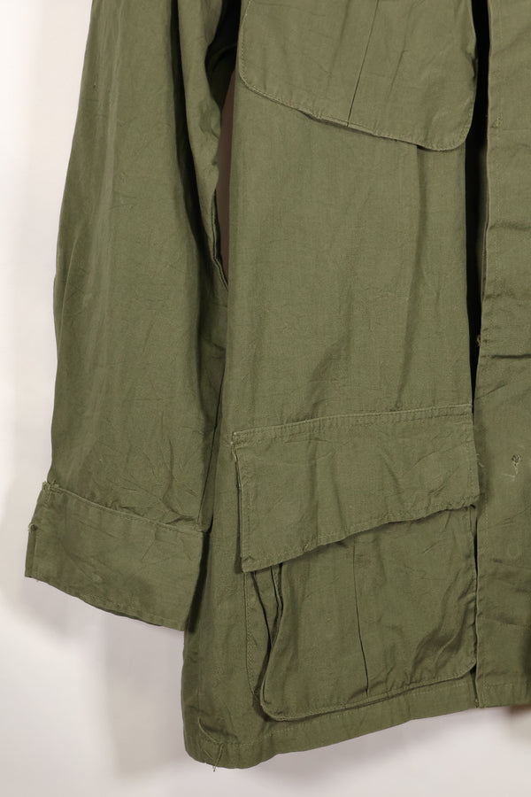 1969 Contract M-R Non Rip 3rd Model Jungle Fatigue Jacket, used, with tape.
