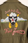 1940s US Army M43 Field Jacket 2nd Inf Custom Painted Jacket, almost unused.