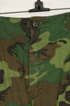 1968 Contract Ripstop Fabric US Army ERDL Camouflage Fatigue Pants M-L Used