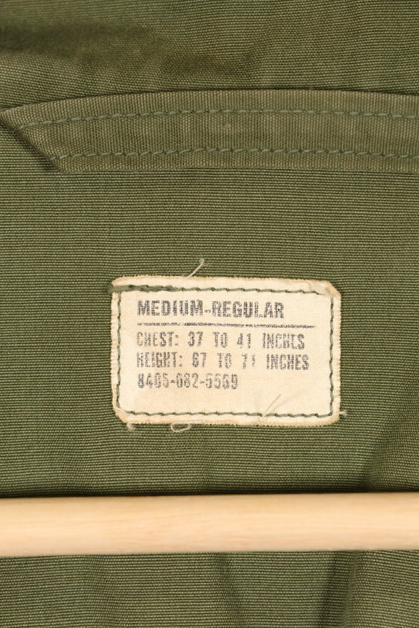 Circa 1967 M-R 3rd Model Jungle Fatigue Jacket, used.