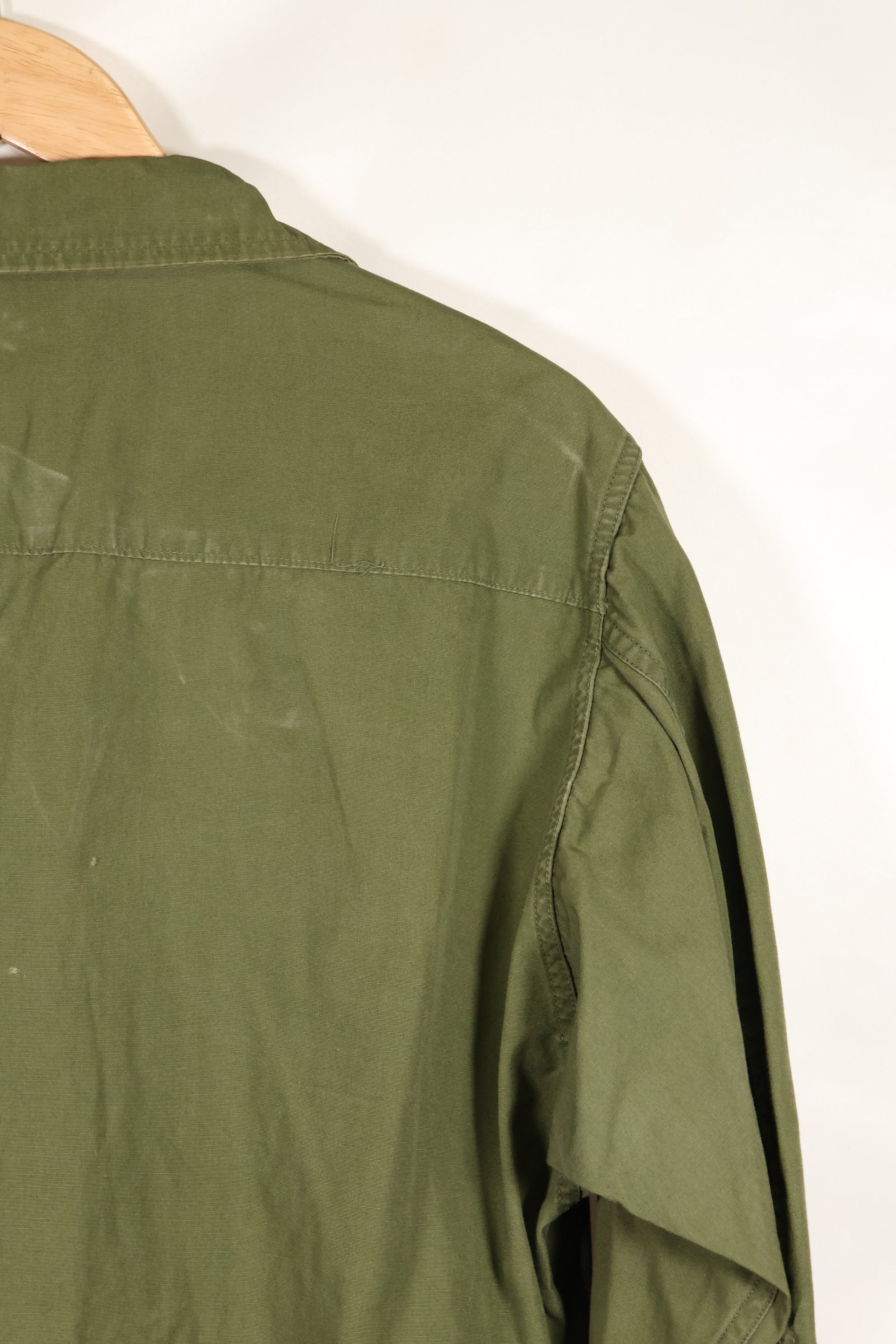 Circa 1967 M-R 3rd Model Jungle Fatigue Jacket, used.