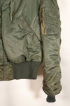 Late 1980s, MEDIUM, Civilian Use, Made by Alpha Industries, N2-B Flight Jacket, Used