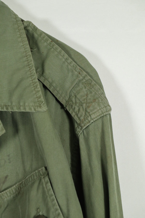 Real 1963 1st Model Jungle Fatigue Jacket MEDIUM-LONG, used with fading.