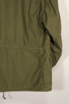 Real owned by former SF member, first model M65 field jacket, estimated 1965-1966, used.