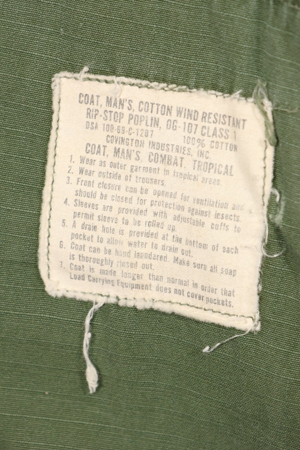 1969 Contract M-R 4th Model Jungle Fatigue Jacket Used
