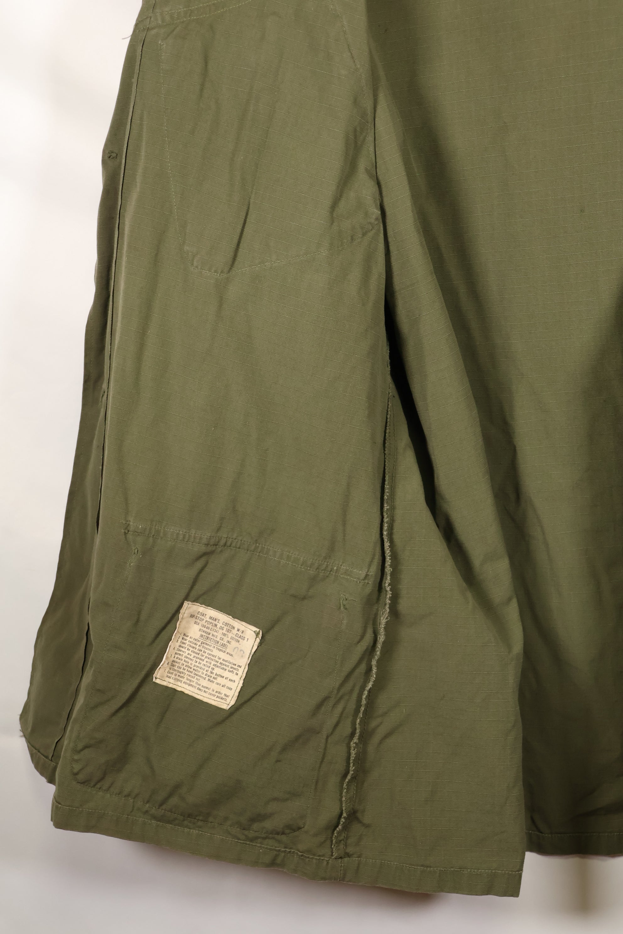 1969 Contract L-R 4th Model Jungle Fatigue Jacket Used