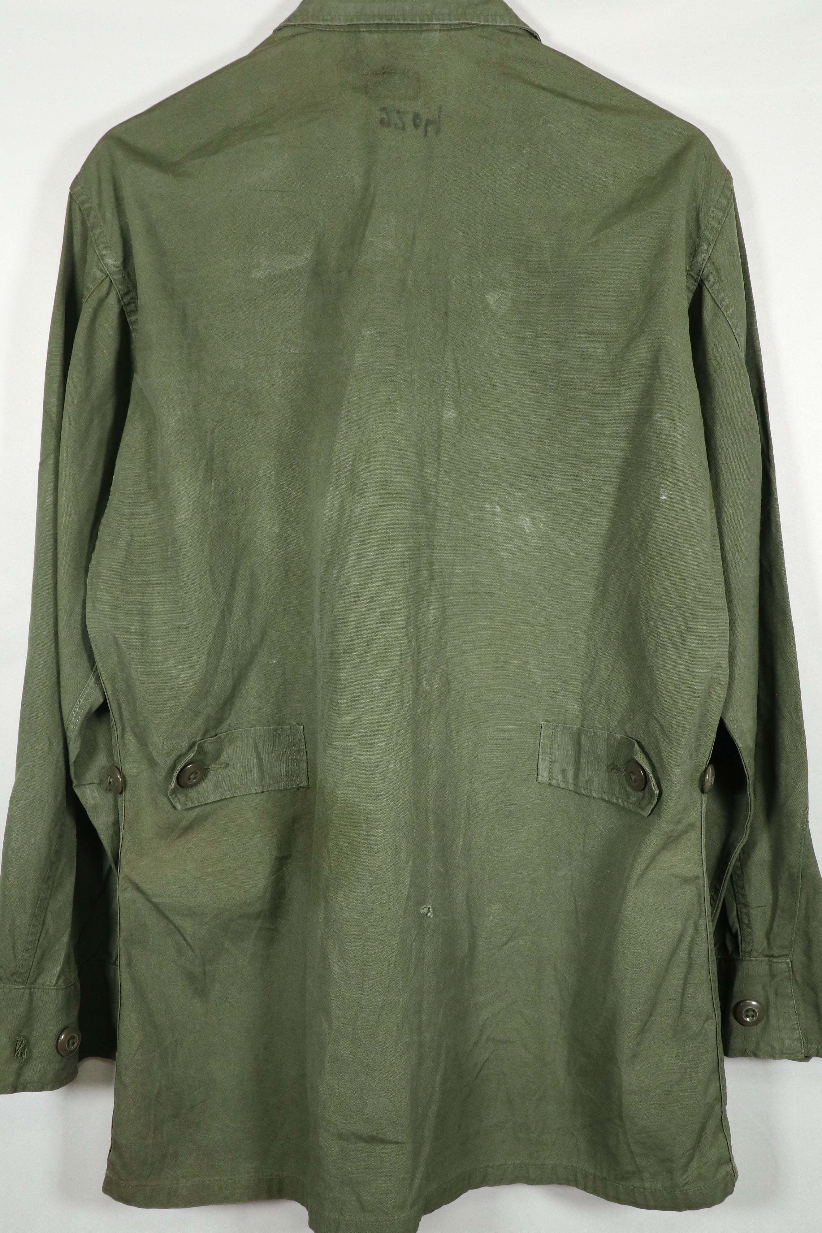 Real 2nd Model Jungle Fatigue Jacket SHORT-X-SMLL, used with fading.