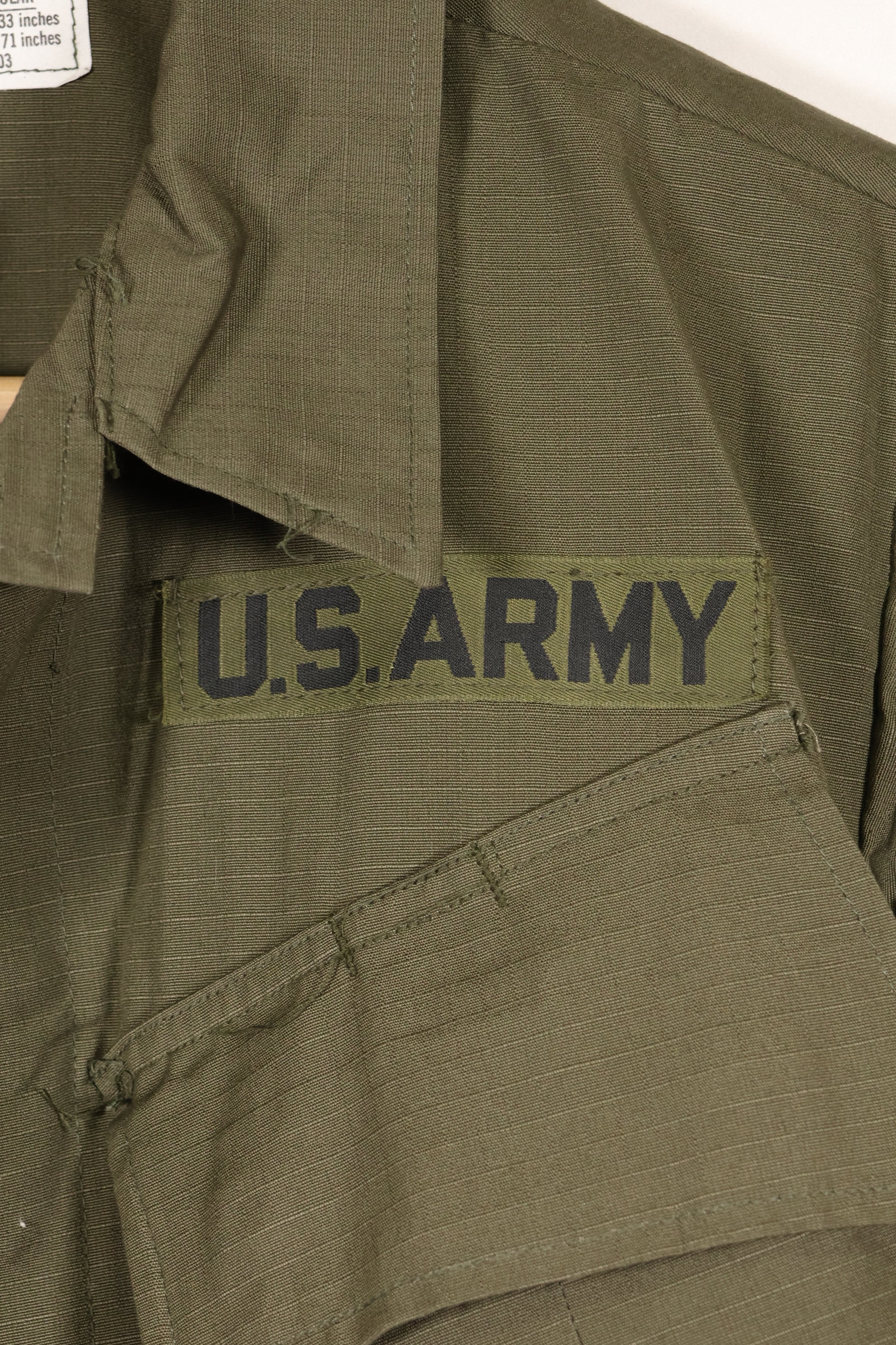 1970 Contract Deadstock X-S-R 4th Model Jungle Fatigue Jacket