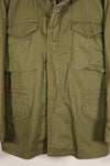 1967 Contract, M-R, U.S. Military, 2nd Model M65 Field Jacket, Aluminum Zipper, With Liner, Used