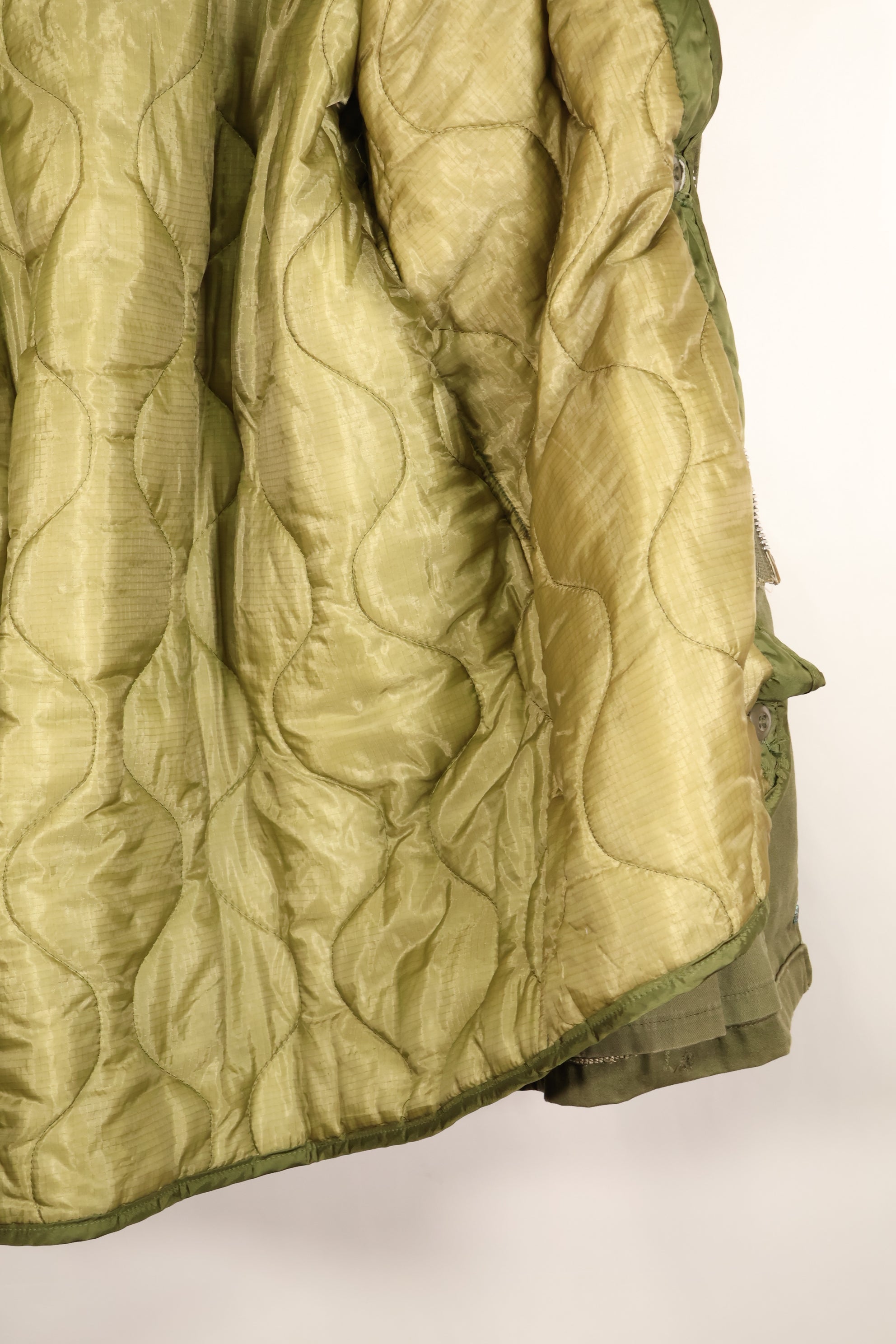 1967 Contract, M-R, U.S. Military, 2nd Model M65 Field Jacket, Aluminum Zipper, With Liner, Used