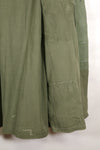 1968 Contract X-L-R 4th Model Jungle Fatigue Jacket, faded, used.