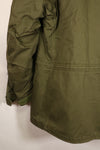 1967 Contract, M-R, U.S. Military, 2nd Model M65 Field Jacket, Aluminum Zipper, With Liner, Used