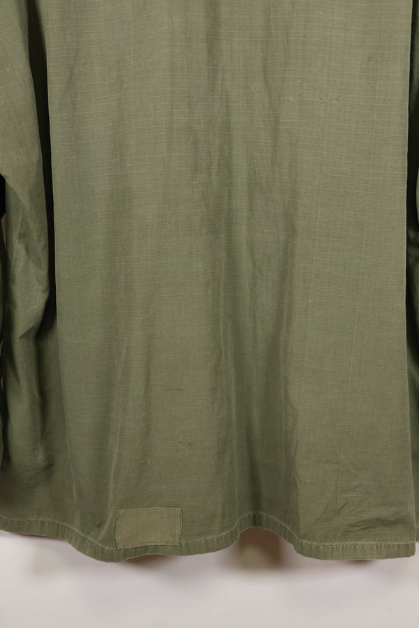 1968 Contract X-L-R 4th Model Jungle Fatigue Jacket, faded, used.