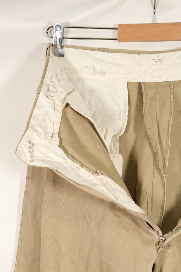 1960s 30X31 U.S. Army khaki pants, chinos, used A