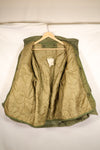 1974 Contract, S-R, U.S. Military, M65 Field Jacket, 3rd Model with Liner, Used
