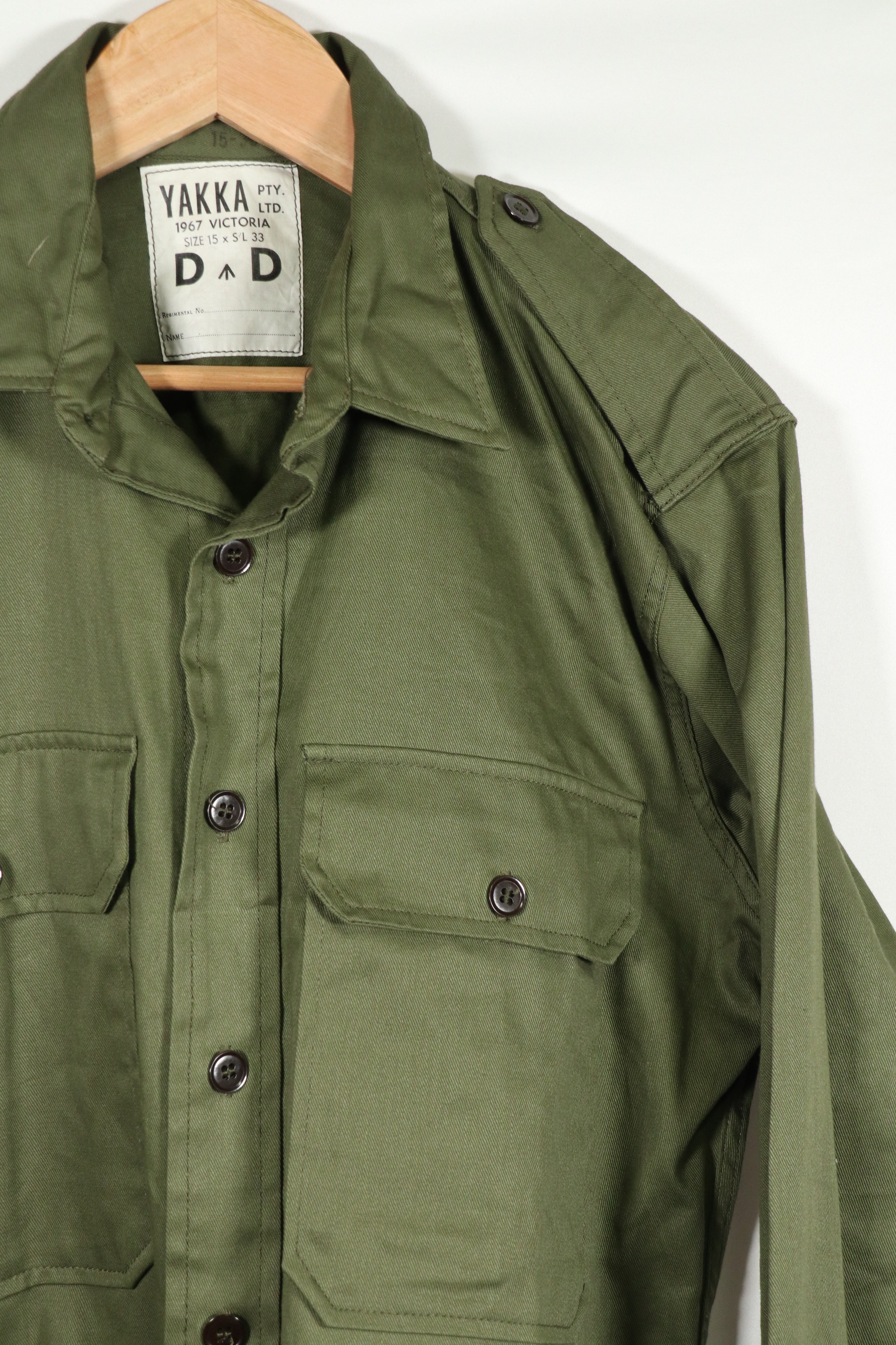 Real Deadstock 1967 Australian Army Fatigue Shirt