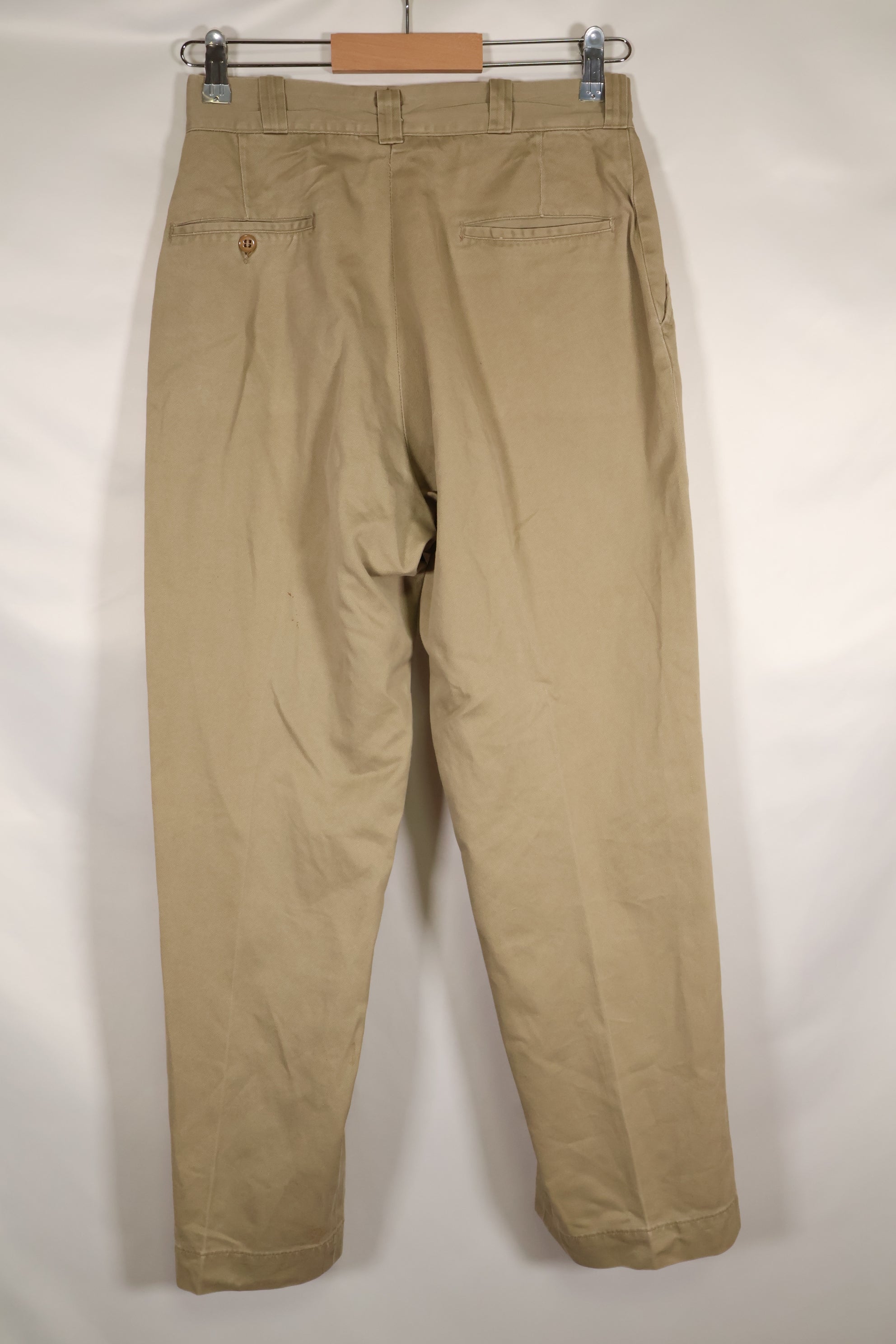 1970's Small Size U.S. Army Khaki Pants, used, used.