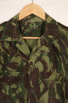 1960s-70s Portuguese Army Lizard Camouflage Combat Shirt, used.