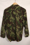 1960s-70s Portuguese Army Lizard Camouflage Combat Shirt, used.
