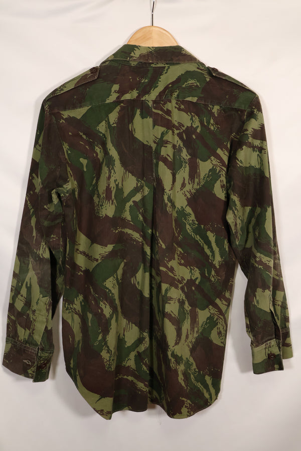 1960s-70s Portuguese Army Lizard Camouflage Combat Shirt, used.
