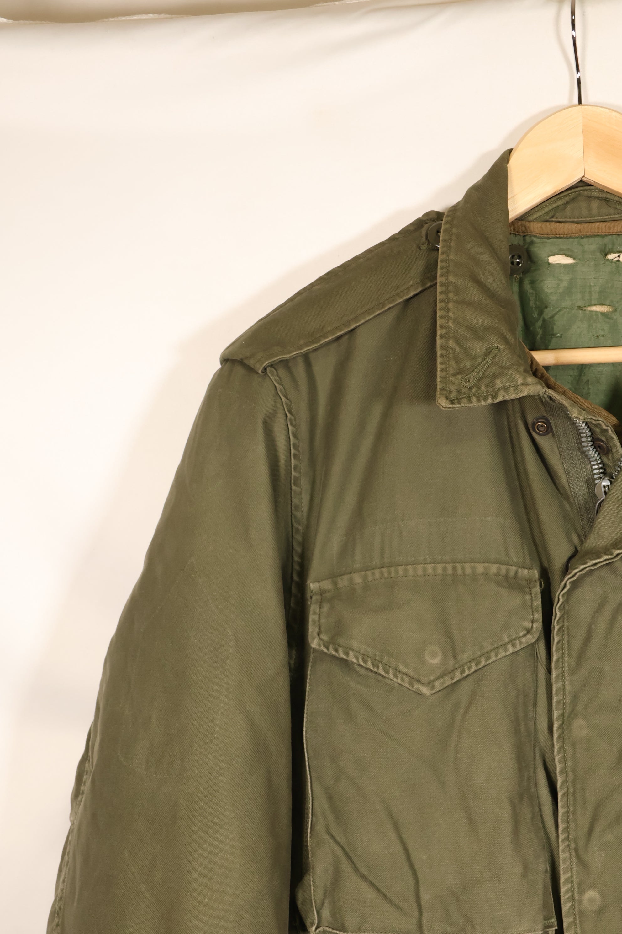 Early 1960s Lot: M-R, U.S. Army M51 Field Jacket with Liner, Used