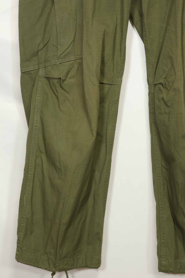 1969 Contract 4th Model Ripstop Jungle Fatigue Pants S-S Used