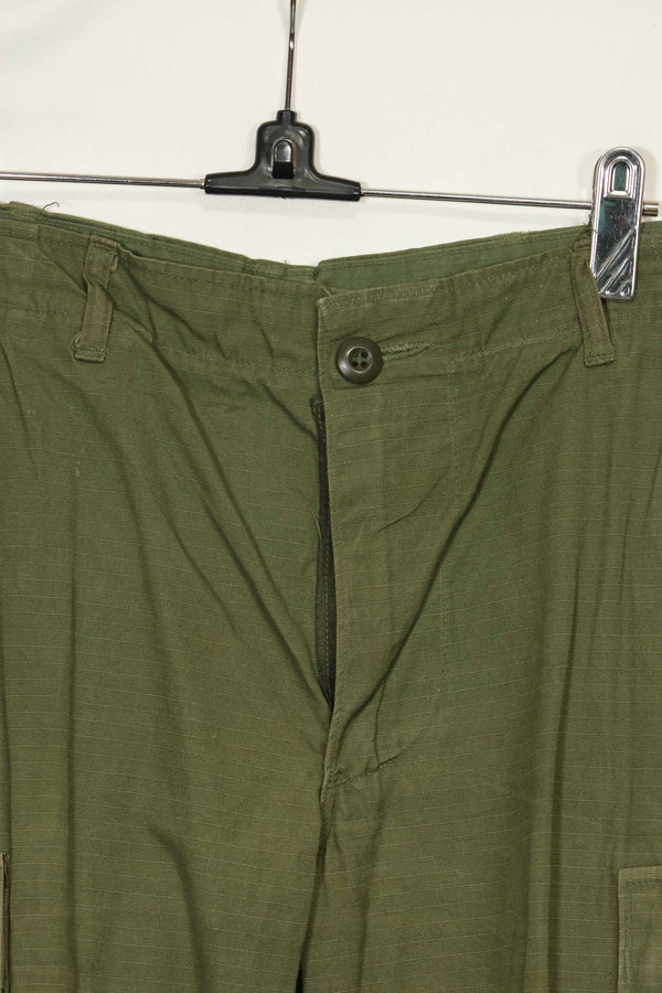 1969 Contract 4th Model Ripstop Jungle Fatigue Pants S-S Used