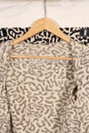 1980's Korean student camouflage clothing Hangul camouflage shirt, almost unused B