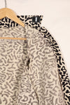 1980's Korean student camouflage clothing Hangul camouflage shirt, almost unused B