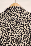 1980's Korean student camouflage clothing Hangul camouflage shirt, almost unused B