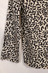 1980's Korean student camouflage clothing Hangul camouflage shirt, almost unused B