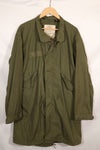1977 Contract S-R U.S. Army M65 Field Parka, good condition, used.