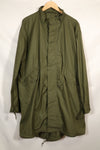 1970 Contract M-R Deadstock US Army M65 Field Parka, aluminum zipper, long term storage.