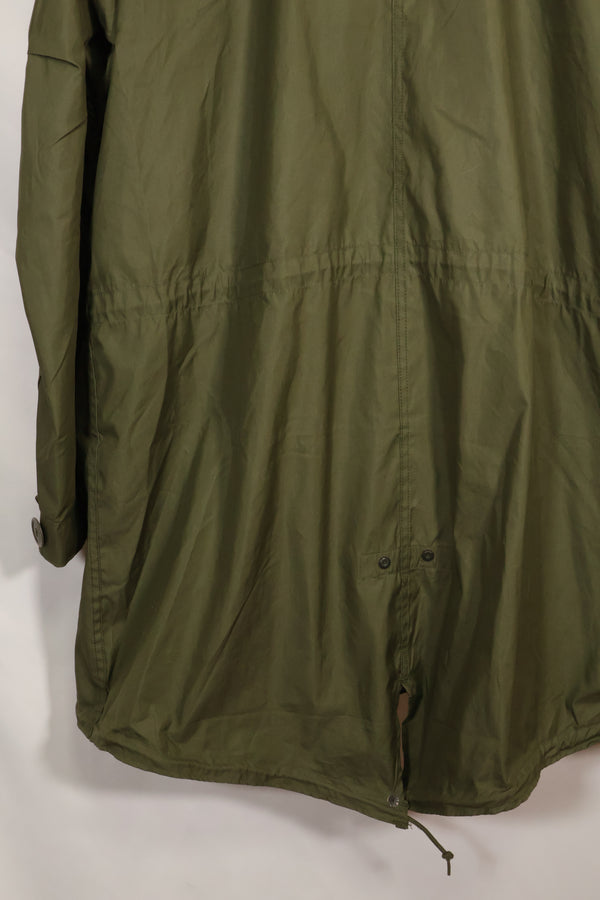 1970 Contract M-R Deadstock US Army M65 Field Parka, aluminum zipper, long term storage.