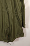 1970 Contract M-R Deadstock US Army M65 Field Parka, aluminum zipper, long term storage.