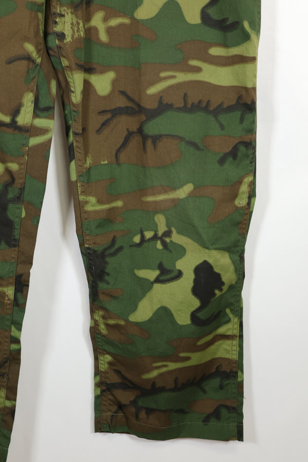 Civilian Product Real fabric non ripstop ERDL camouflage hunting pants, unused.