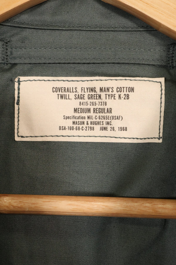 1968 Contract Deadstock USAF USAF K2-B Flight Suit Coverall
