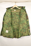 1969 Contract M-S Ripstop ERDL Camouflage Jungle Fatigue Jacket, faded, used, B