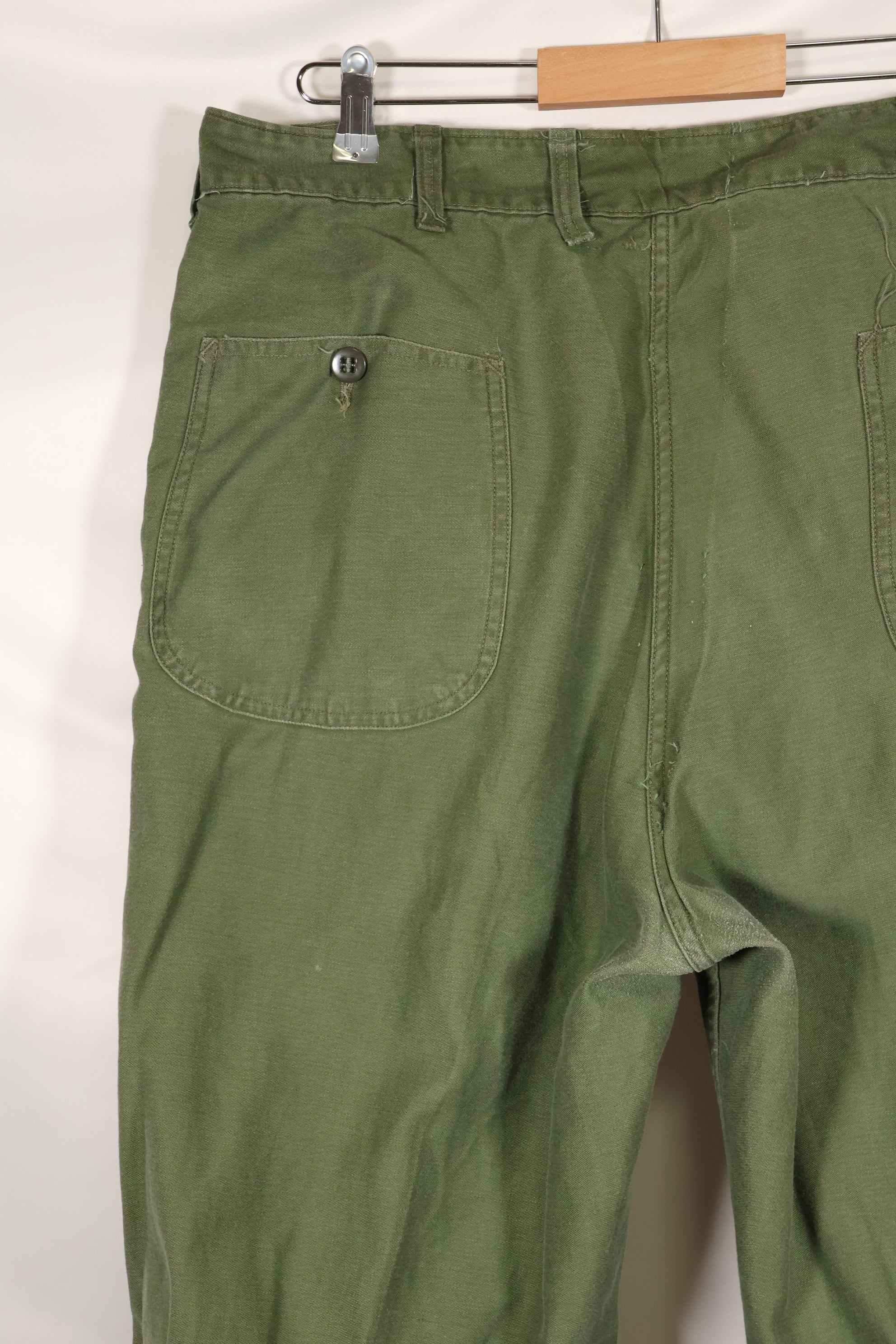 1960s lot, estimated 36 approx USMC P-56 utility pants, used.