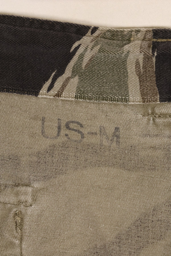 1965年頃　US-M　シルバータイガー　USカット　タイガーストライプ　パンツ　中古品　褪色あり