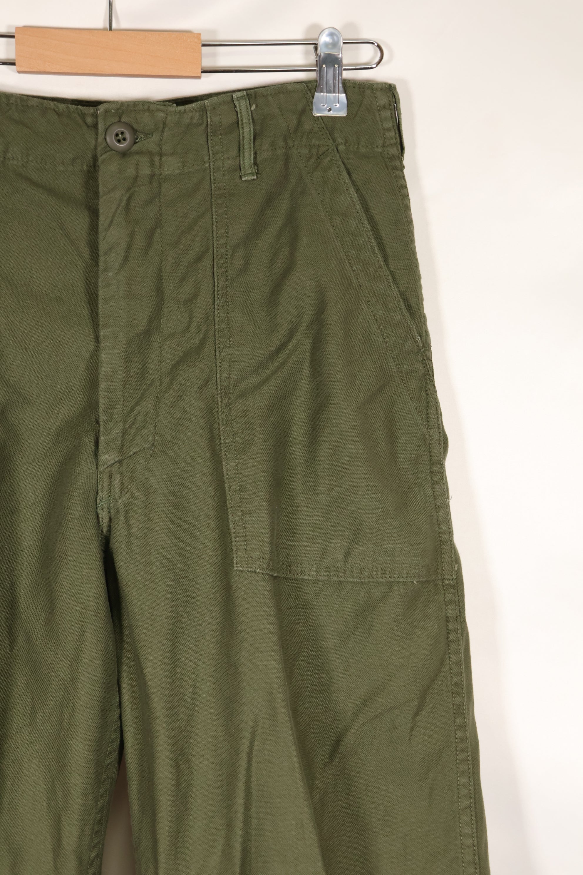 1968 Contract 32x31 US Army OG-107 Utility Pants Baker Pants Used
